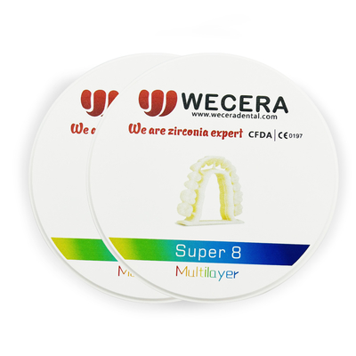 3D Multilayer Zirconia High-Performance Material For Dental Milling Center And Labs