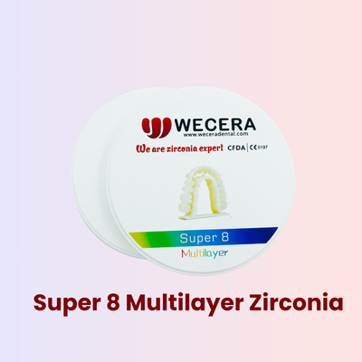 98mm/95mm Multilayer Preshaded Zirconia Blank for Dental Applications